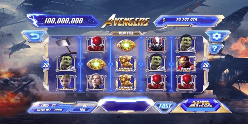 Slot game Avenger: Siêu phẩm game slot hot tại k8cc